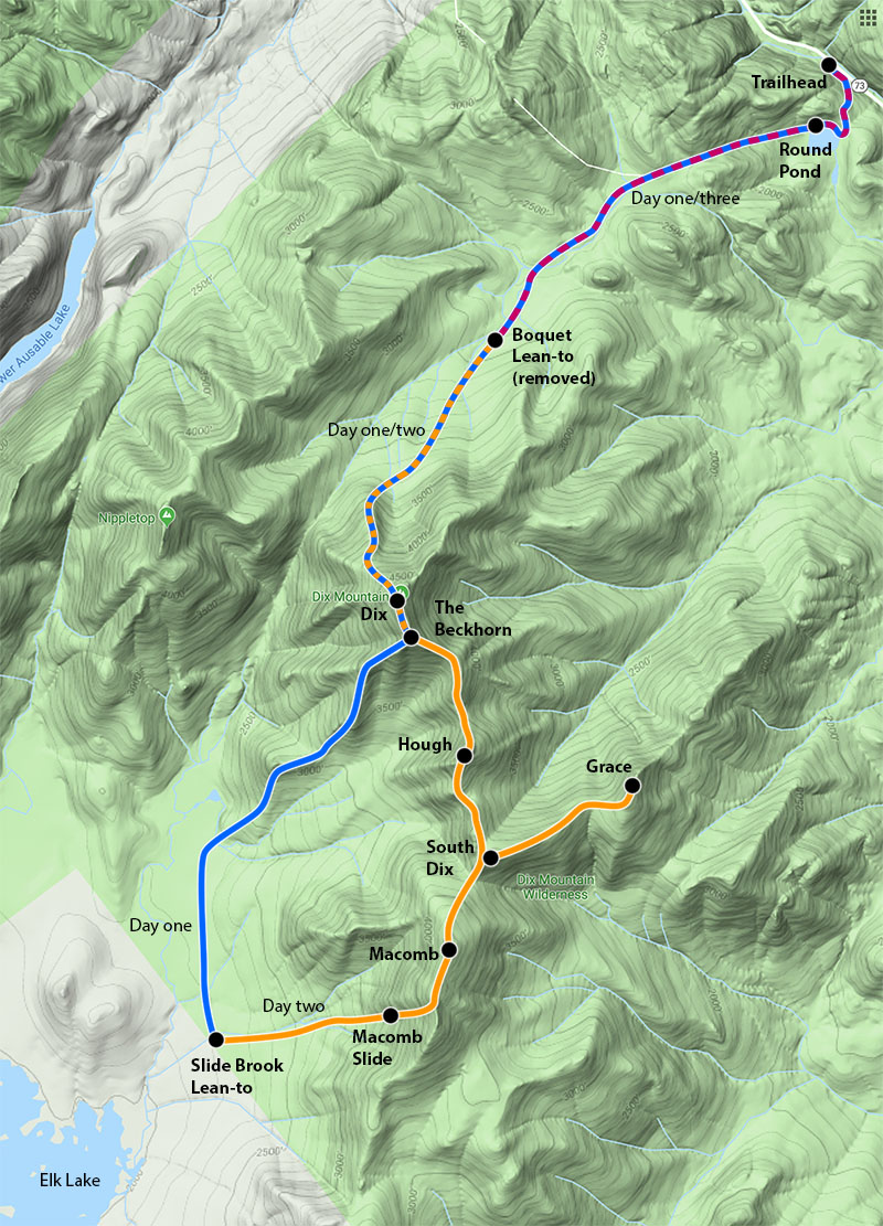 The Dix Range - dismal wilderness