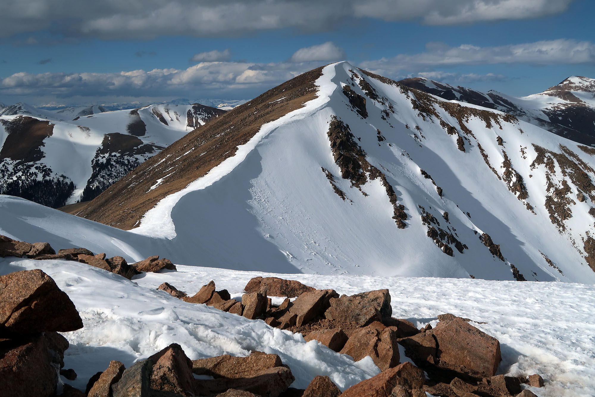 Mount Sniktau from Loveland Pass - dismal wilderness
