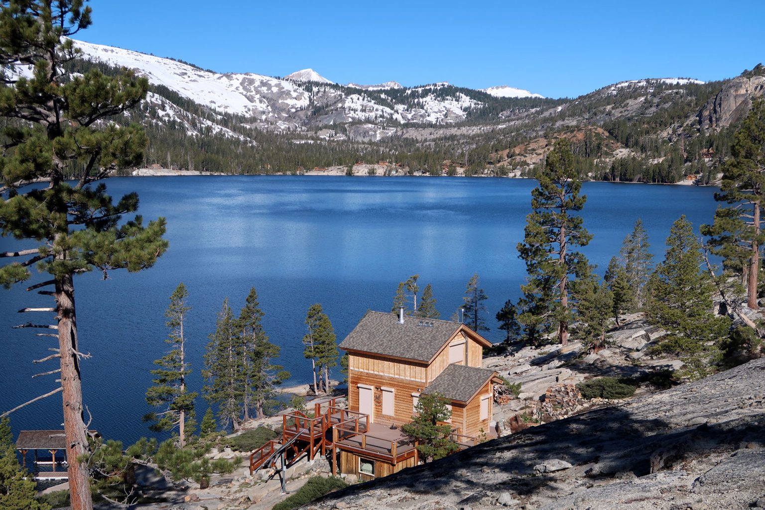 Lake Aloha, and the Desolation Wilderness dismal wilderness
