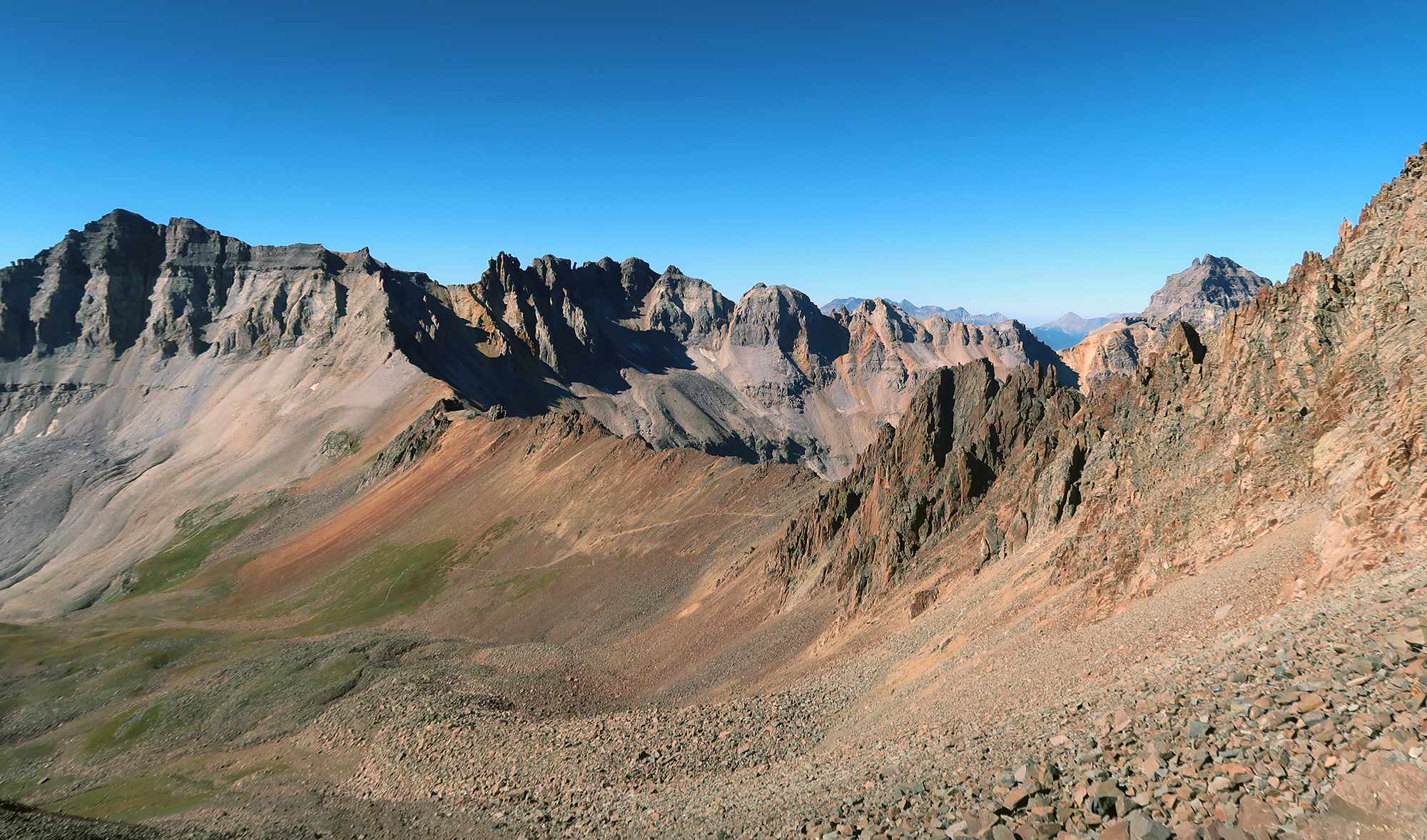 Mount Sneffels via the South Slopes - dismal wilderness