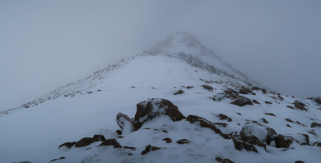 There should be a whole other peak in the background of this photo ...