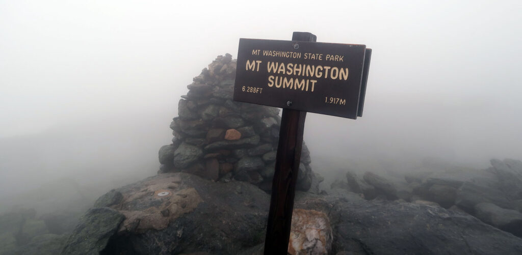 A foggy morning atop the Northeast.