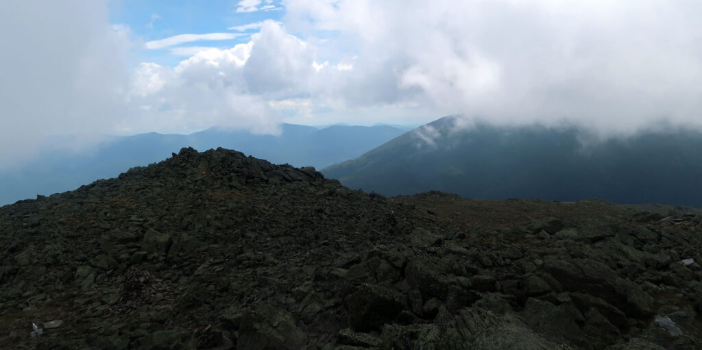 Improved weather atop Mount Jefferson.
