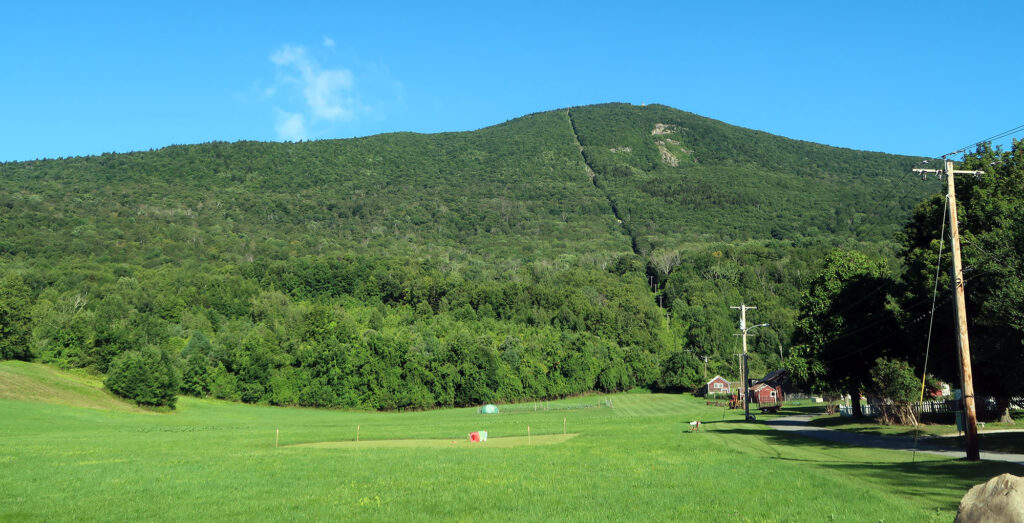 Mount Greylock seen from the East, near Adams, Massachusetts.