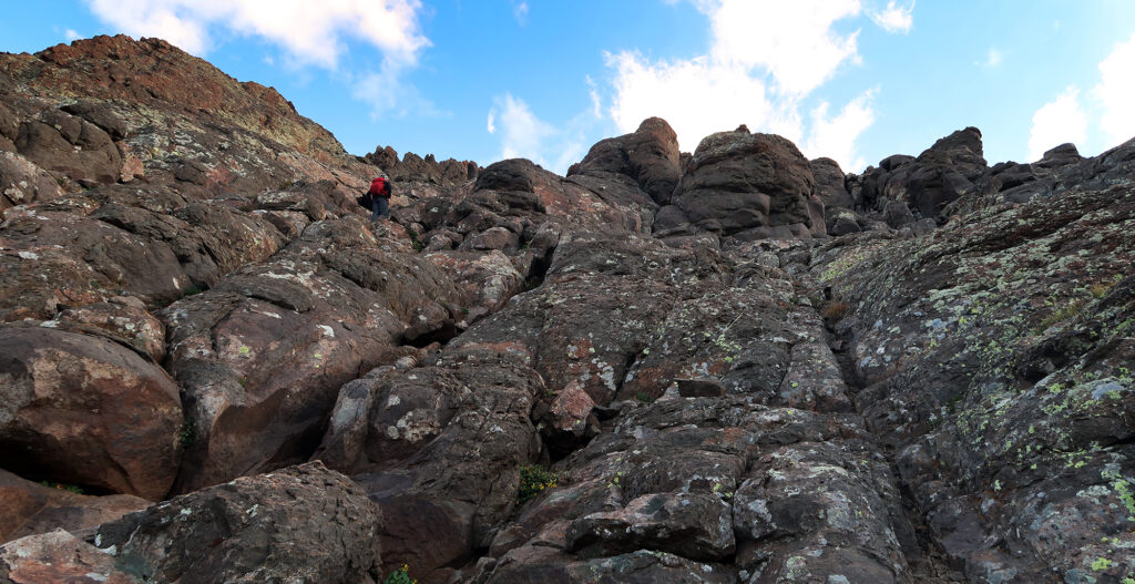 Looking up a portion of the scramble. This photo looks way, way worse than it feels in person.