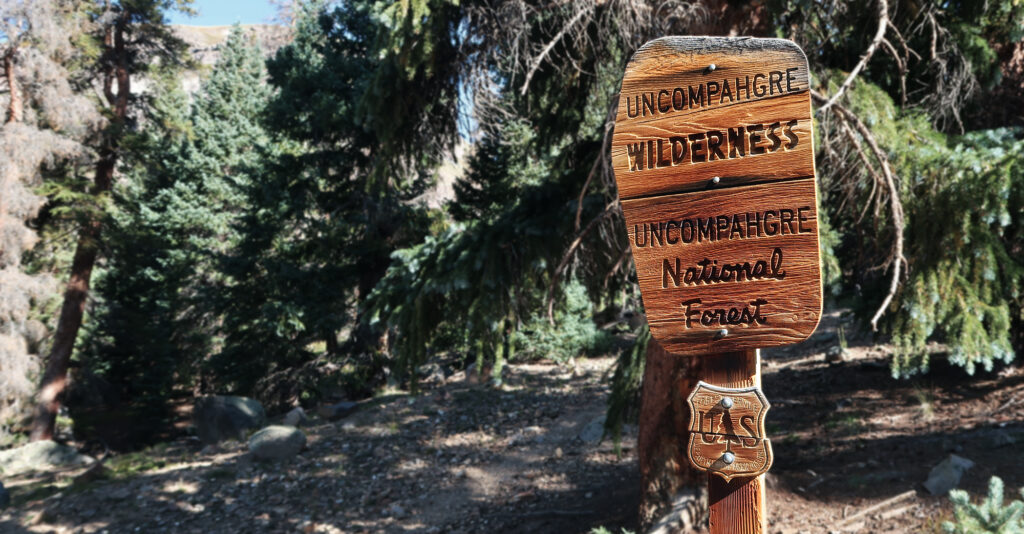 Wetterhorn Peak sits within the gorgeous Uncompahgre Wilderness.
