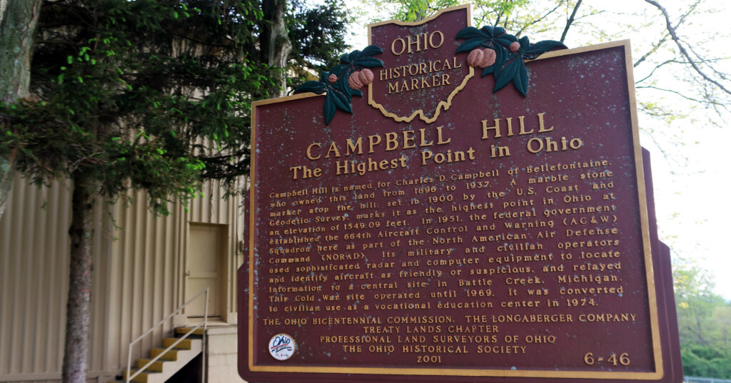 A historic marker.