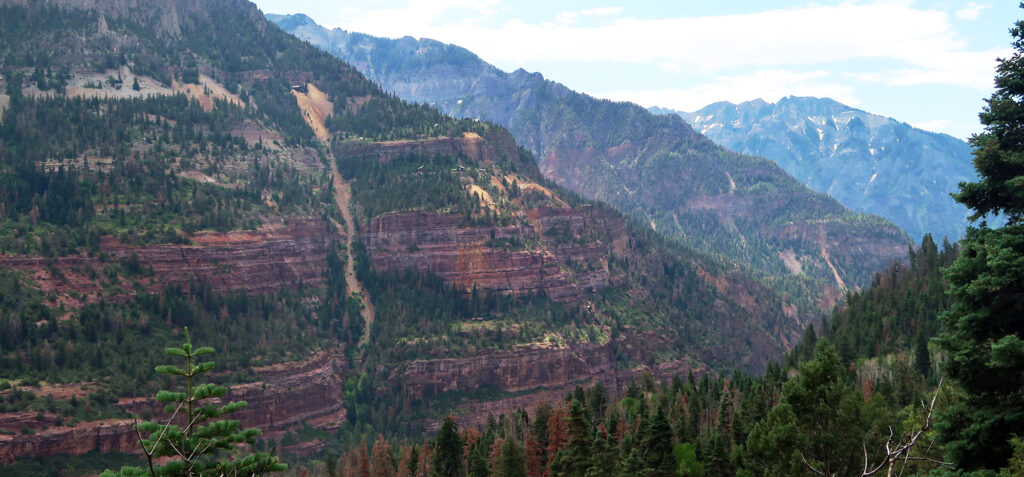 Mining detritus above Ouray.