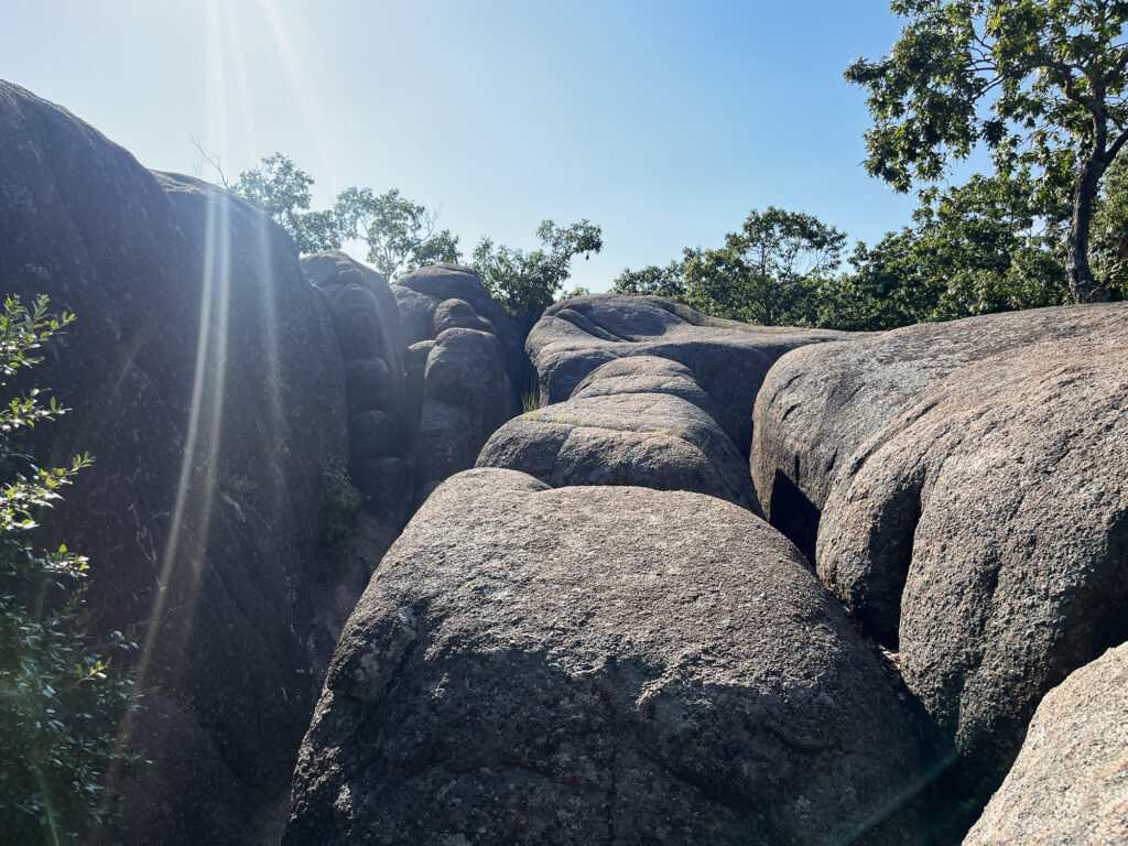 The St Francois Mountains are among North America's oldest, three times as old as the Appalachians. They are home to Taum Sauk Mountain, the state's high point.