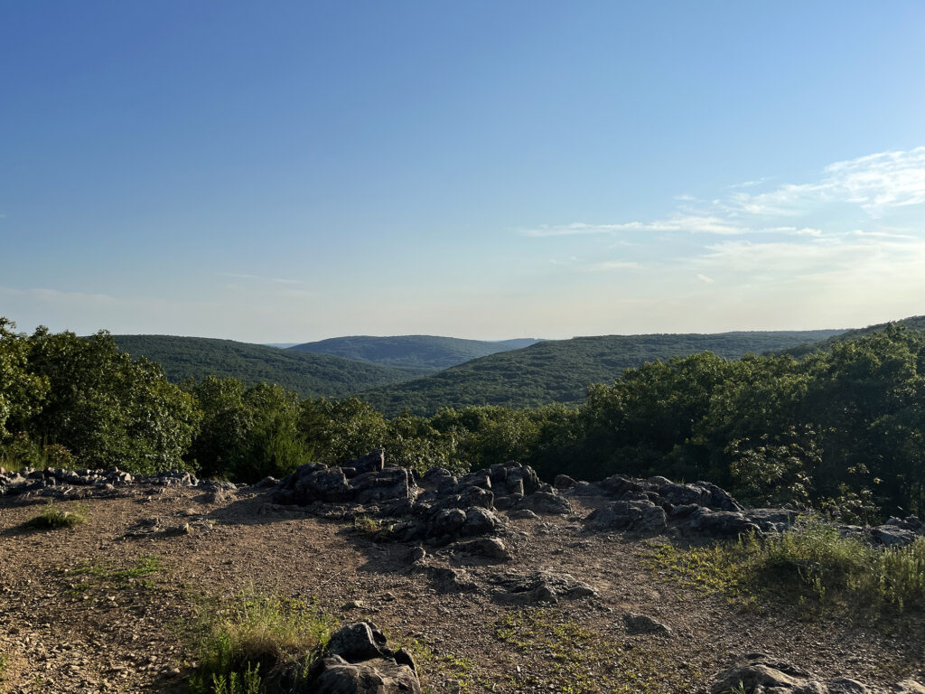 Views from a more remote area of Taum Sauk Mountain, en route to Mina Sauk Falls.