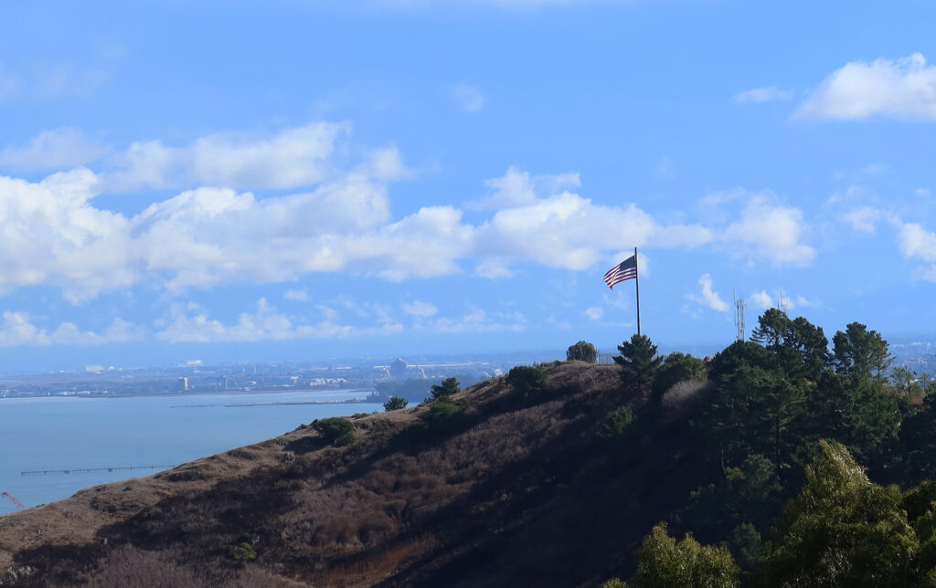 San Francisco Bay and Sign Hill.