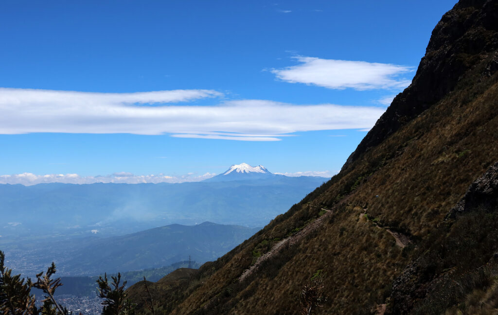 Another view of Antisana from the slopes of Pichincha.