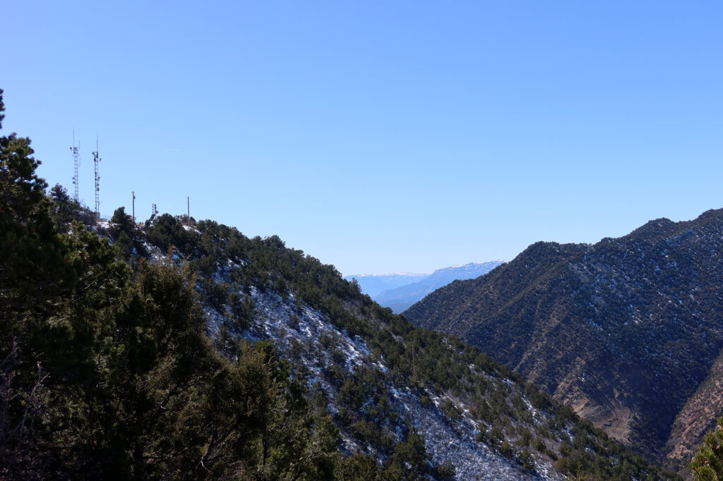 Looking across the "gap".