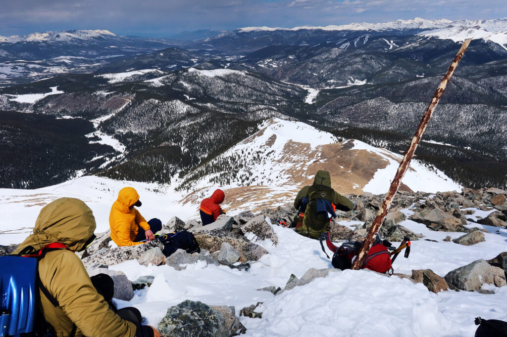 CHILLaxing on the summit. (get it?!)