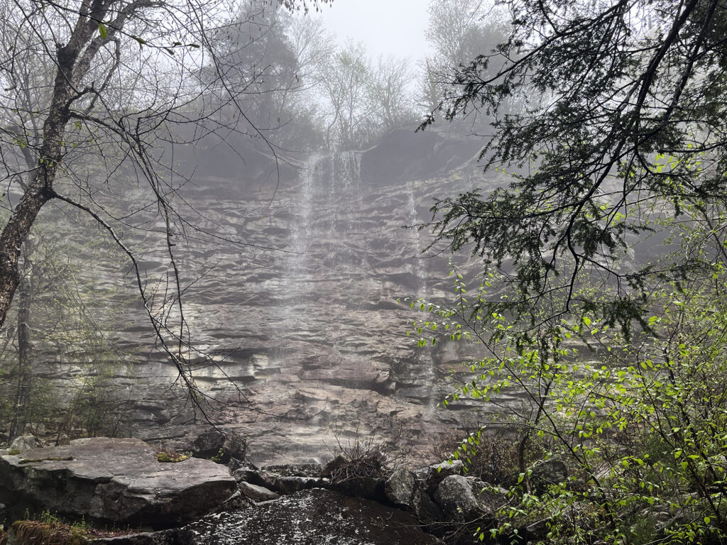 Rainbow Falls, which is not the waterfall from the TV show!  (Apparently that's nearby Awosting Falls).