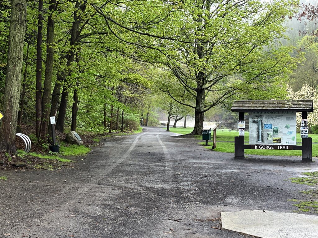 The start of the excellent, three-quarter mile Gorge Trail at Taghannock Falls State Park.