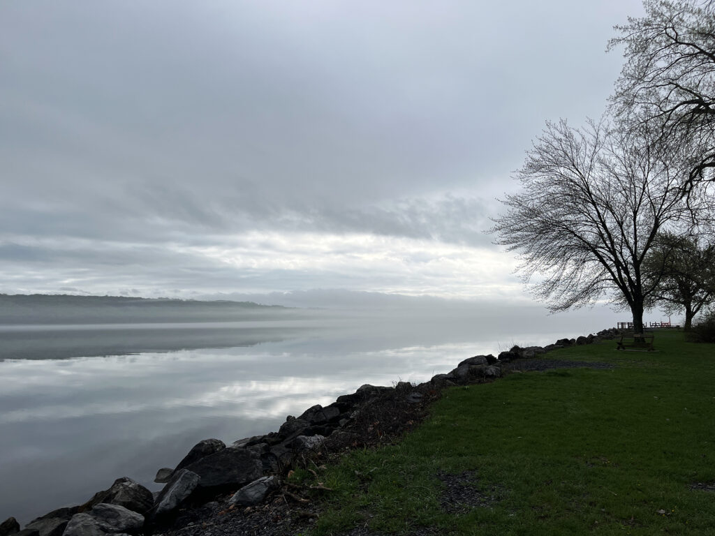 Ethereal weather on Cayuga Lake.