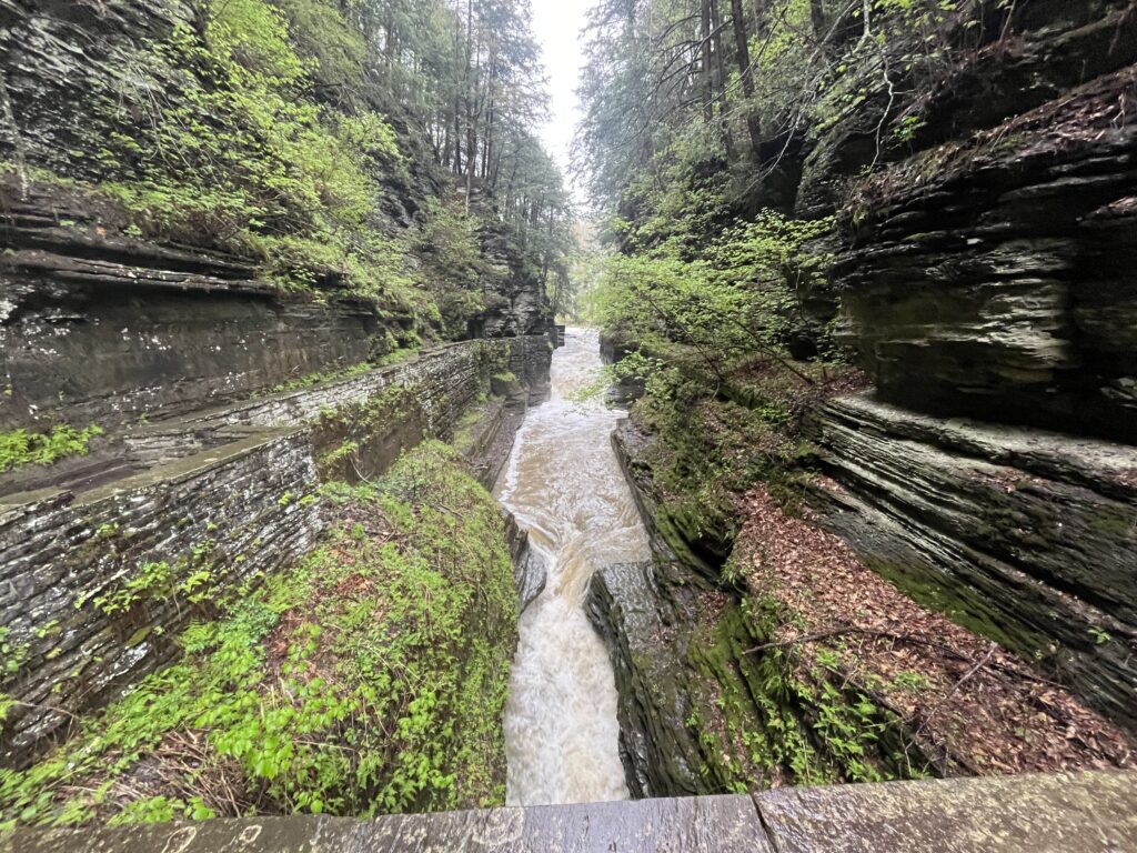 The delightfully narrow and rectilinear upper Gorge seems like something out of a Tolkien fantasy.