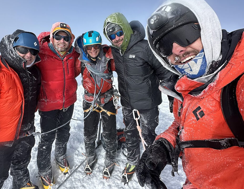Summit photo on Cayambe!